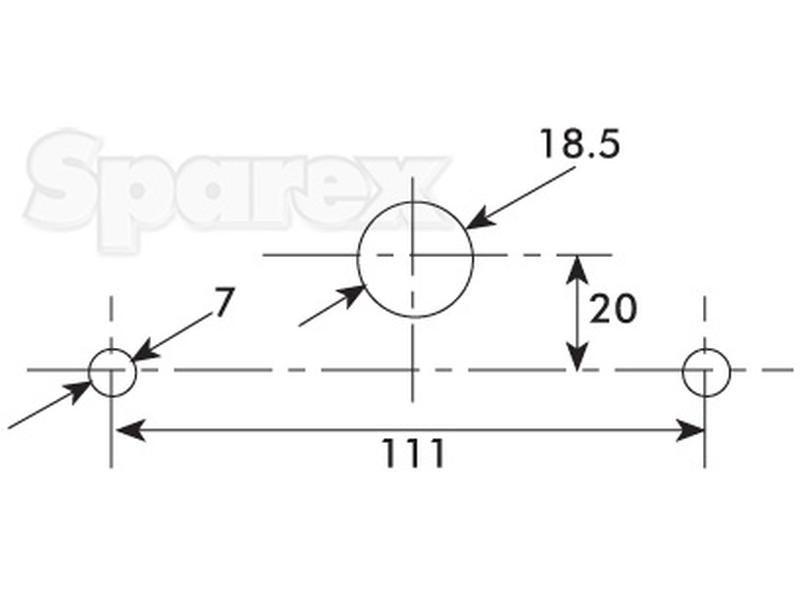 Halogen Front Combination Light (LH) for Ford New Holland 6410 (10 Series)