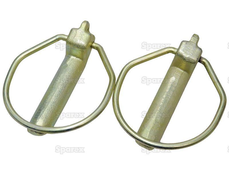 Pear Linch Pin, Pin Ø15mm x 60mm (2 pcs. Agripak)