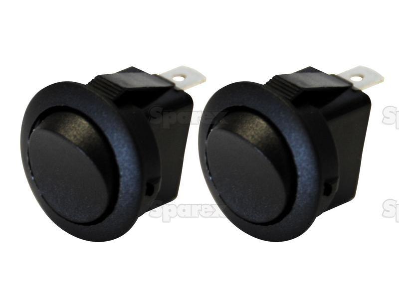 Rocker Switch Miniature - Universal Fitting, 2 Position (On/Off)