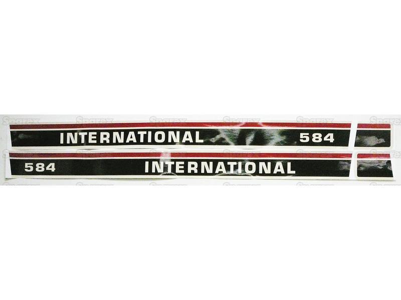 Decal Set - Case IH / International Harvester IH 584 for Case IH 584 (84 Series)