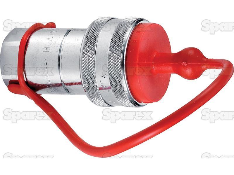 Dust Plug 1/4'' Red Fits Female Coupling TMH 14 Faster S.p.A (TMH 14, TMH14)