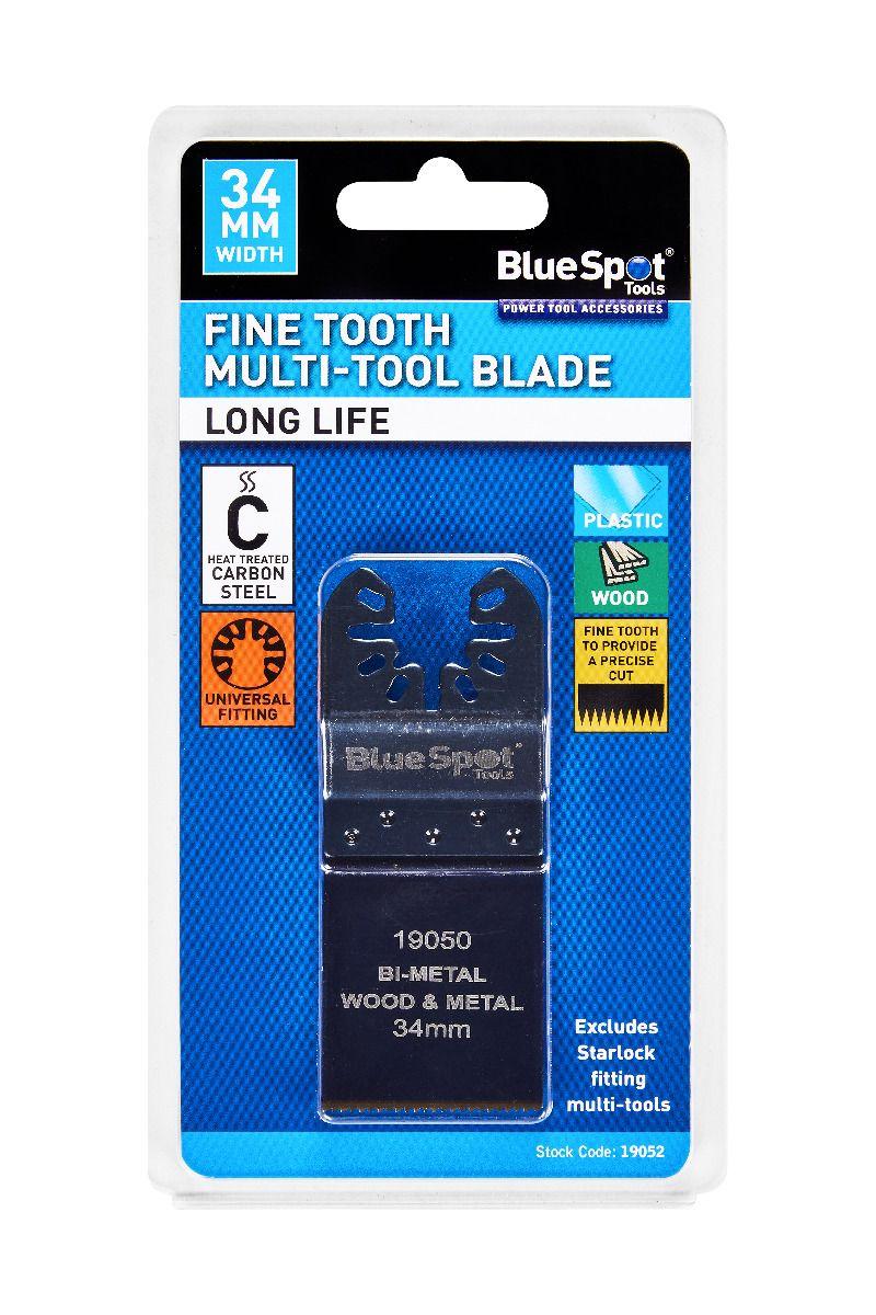 Blue Spot Tools 34mm Fine Tooth Multi Blade Timber-Plastics