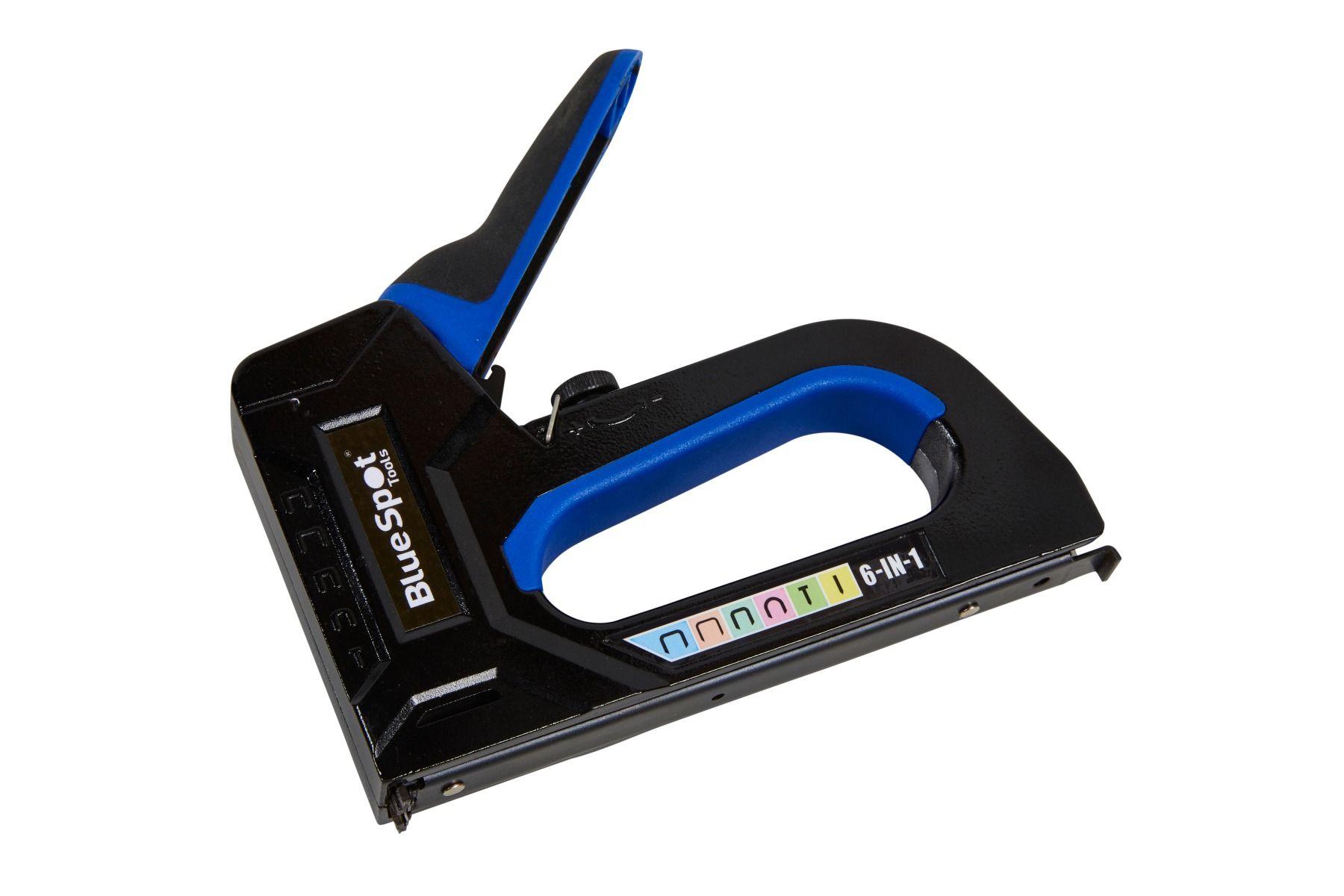 Blue Spot Tools Heavy Duty 6 In 1 Aluminium Staple Gun
