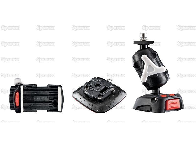 ROKK Mini Adjustable Phone Clamp & Adhesive Mount