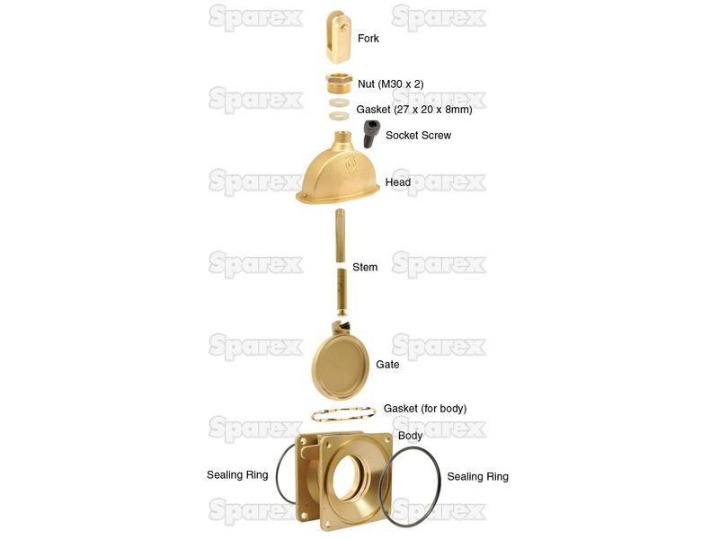 Gate valve - Double flanged - Heavy duty 4''