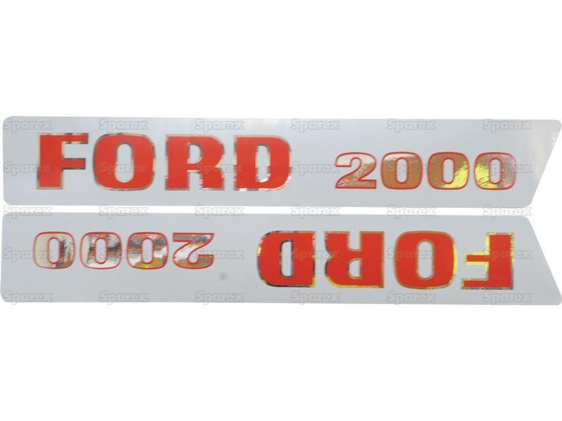 Decal Set - Ford / New Holland 2000 for Ford New Holland