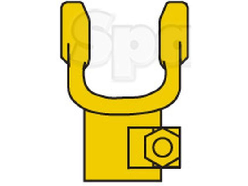 PTO Yoke - Interfering Clamp Bolt (U/J Size: 22 x 54.8mm) Size: 1 3/8"-6 Spline Bondioli & Pavesi, La Magdalena, Walterscheid