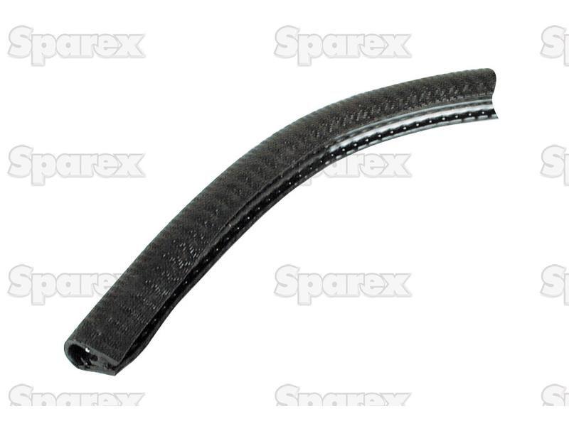 Plastic Edging Strip (Black) . 1mm - 4mm (1m length) .