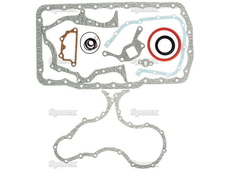 Bottom Gasket Set - 4 Cyl. (PowerStar 4.4, PowerStar 5, PowerStar 5.0T) for Ford New Holland TS80 (TS Series)
