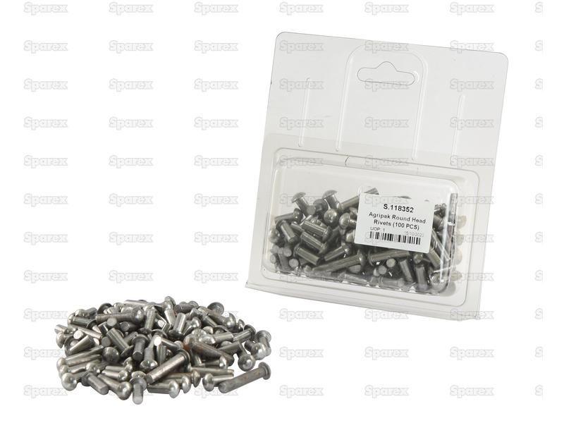 Agripak Round Head Rivets (100 PCS)