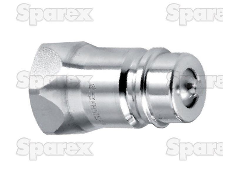 Faster Quick Release Hydraulic Coupling Male 3/8'' Body x 3/8'' BSP Female Thread Faster S.p.A (HNV 38 GAS M 2V, HNV38GASM2V)