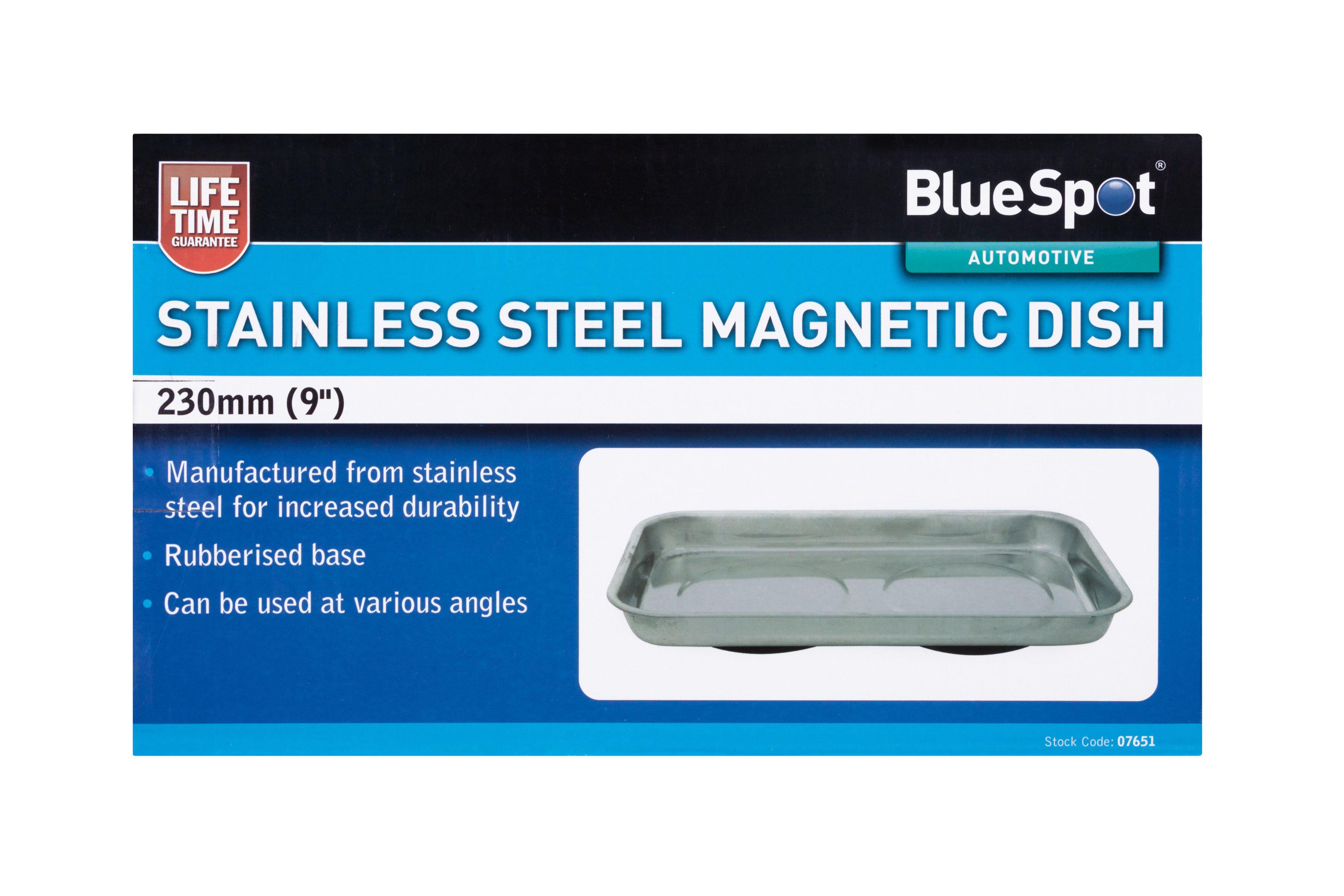 Blue Spot Tools 180mm (9") Stainless Steel Magnetic Dish