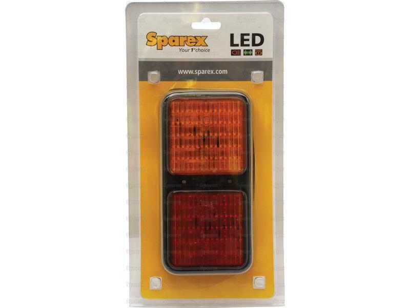 LED Rear Combination Light, Function: 3, Brake / Tail / Indicator, RH & LH, 10-30V