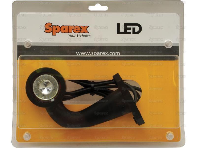 LED Outline Front/Rear Facing Marker Light, RH & LH, 12-24V