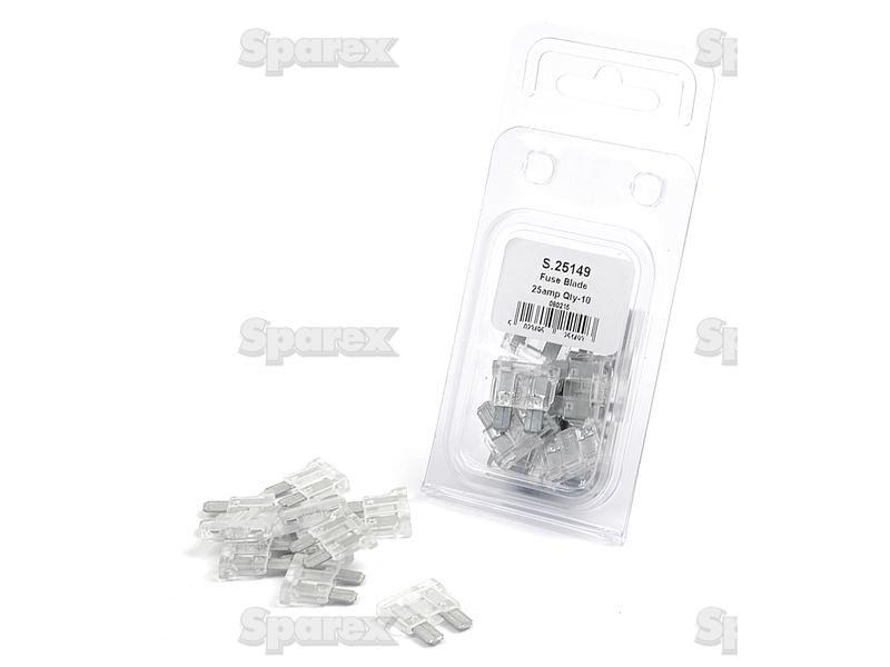 Blade Fuse 25A, 10 pcs. Agripak