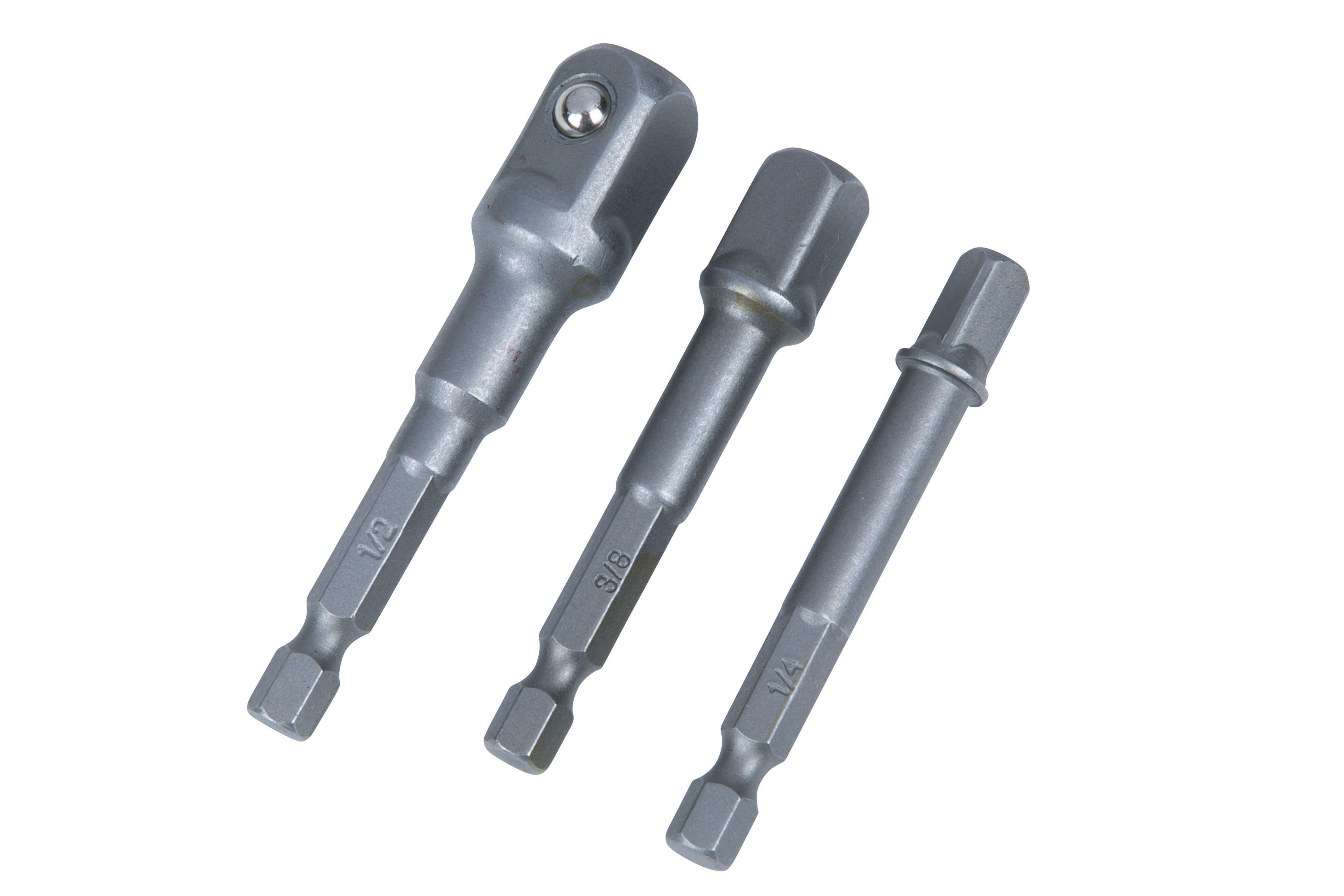 Blue Spot Tools 3 PCE Chrome Vanadium Socket Adaptor Set
