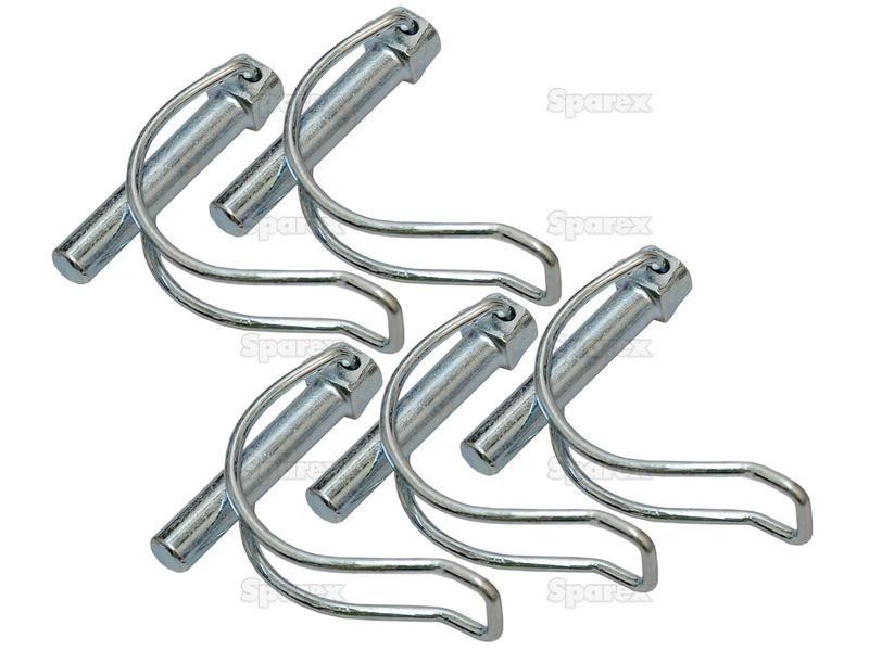 Pipe Linch Pin, Pin Ø10mm x 55mm (5 pcs. Agripak)