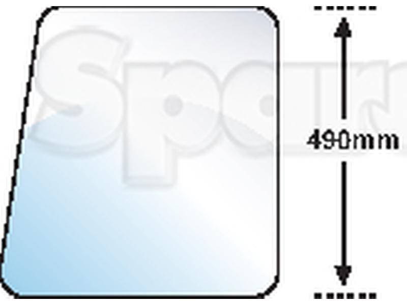 Side Glass RH for Massey Ferguson 575 (500 Series)