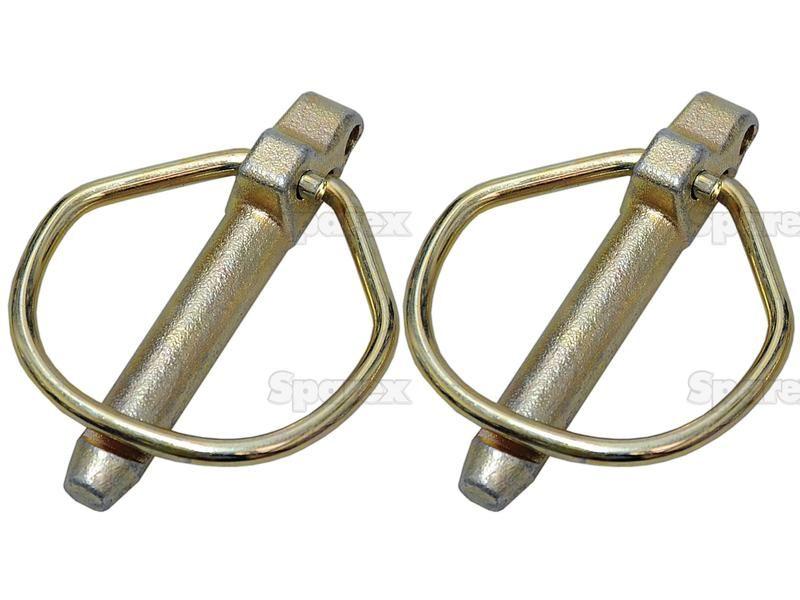 Rubig Safety Linch Pin, Pin Ø10.5mm x 46mm (4 pcs. Agripak)