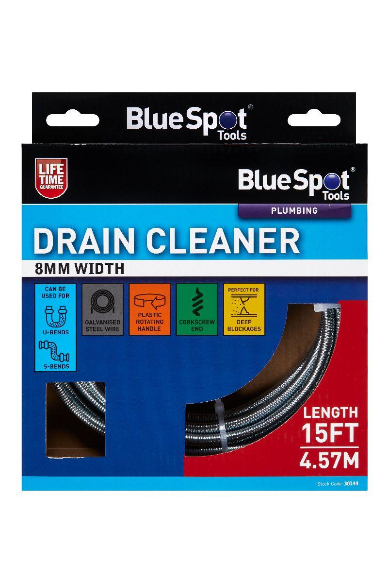 Blue Spot Tools Drain Cleaner 8mm X 15FT