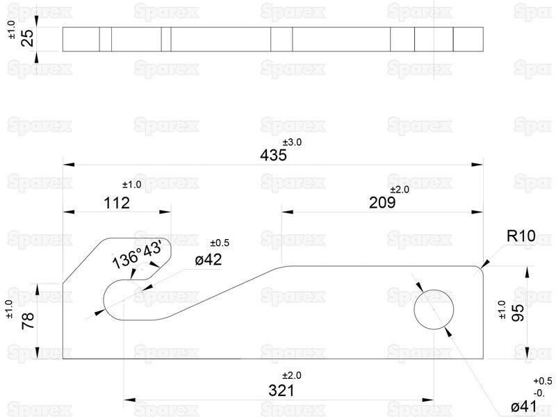 Loader Bracket (Pair), Replacement for: Kramer. for Kramer