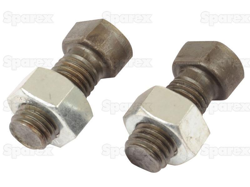 Conical Head Bolt 2 Flats With Nut (TC2M), Replacement for Rabewerk