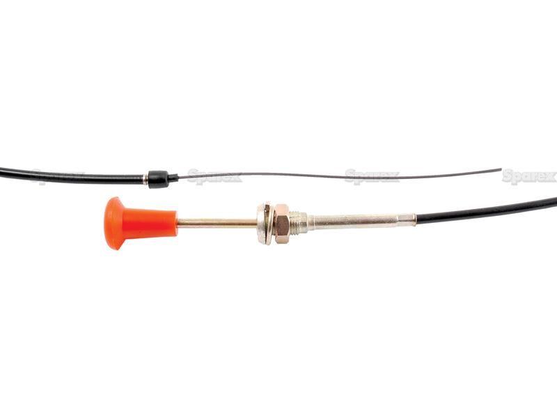 Engine Stop Cable - Length: 1545mm, Outer cable length: 1309mm. for Massey Ferguson 382 (300 Series)