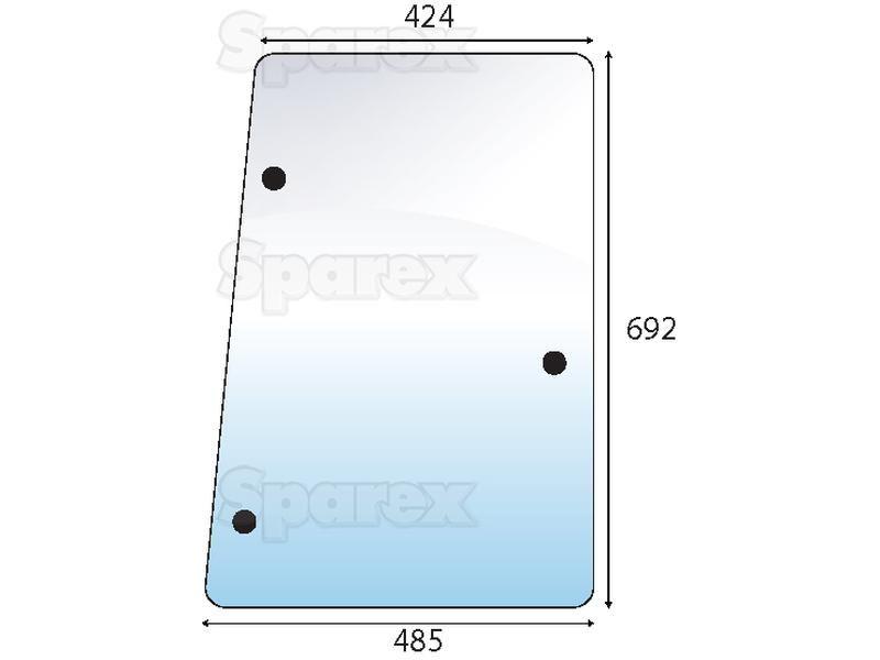 Side Glass RH for McCormick CX110