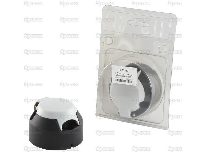 7 Pin Caravan Plug (Plastic) Agripak