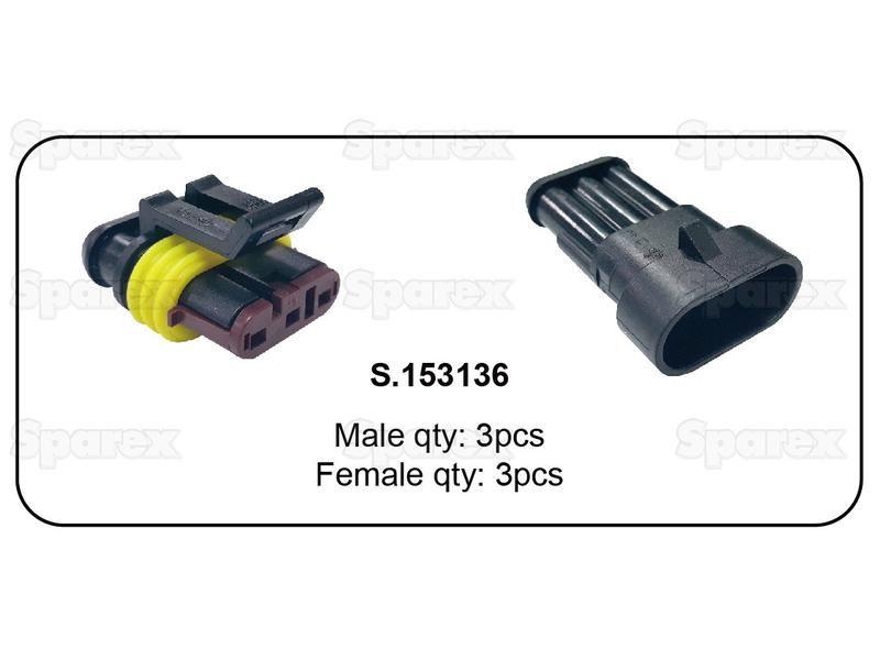 Italian Superseal 3 Pole Refill 6pcs