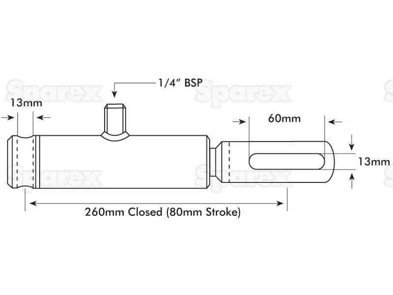 DISPLACEMENT CYLINDER-20MM