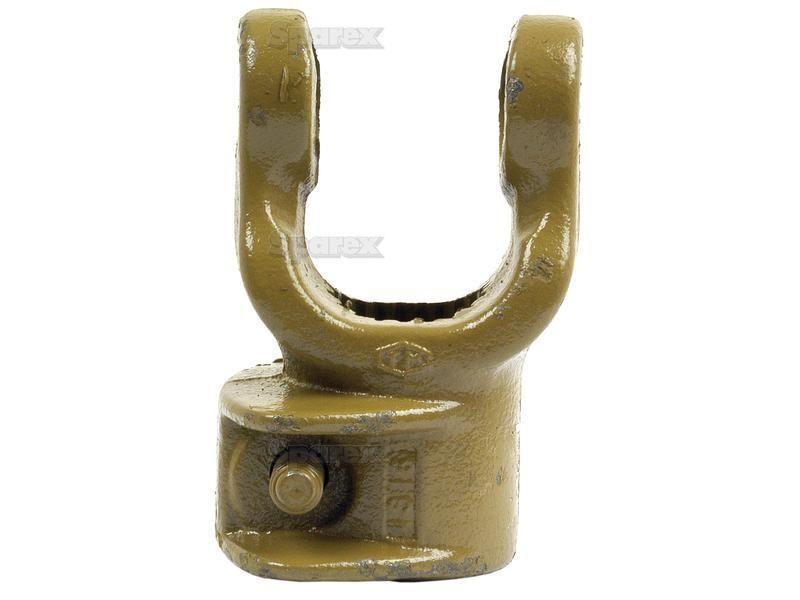 PTO Yoke - Quick Release (U/J Size: 23.8 x 61.2mm) Size: 1 3/8"-21 Spline Bondioli & Pavesi, La Magdalena, Massey Ferguson, Walterscheid