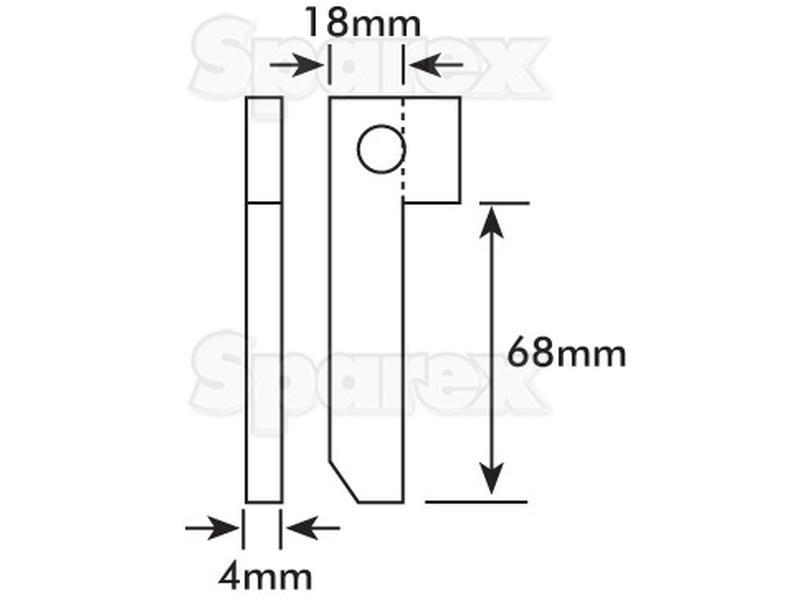 COTTER PIN-FLAT&CHAIN