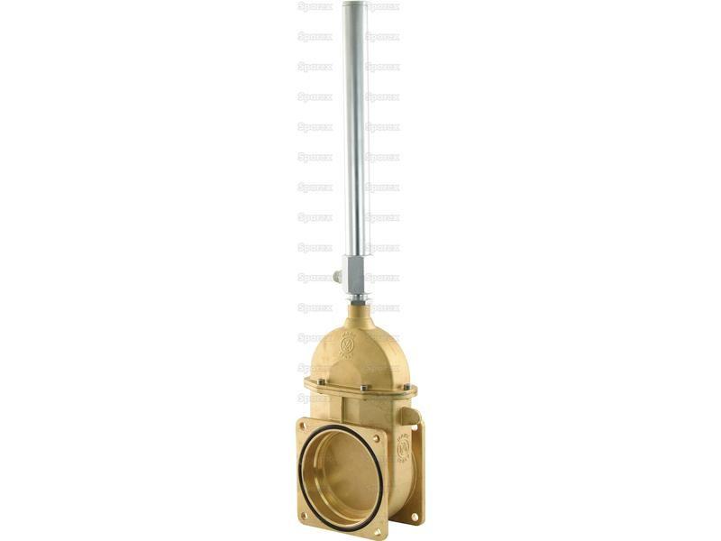 Gate valve with gas hydraulic ram - Double flanged - Heavy duty 6''
