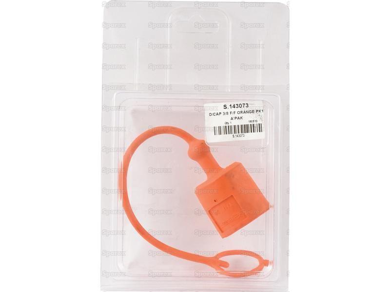 Dust Cap 3/8'' Orange Fits Female Flat Face Coupling TMF38 (1pc. Agripak) Faster S.p.A (TMF38)