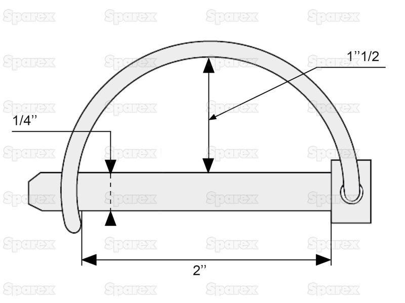 Shaft Locking Pin, Pin Ø6mm x 50mm ( )