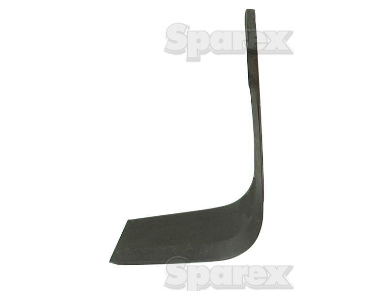 Rotavator Blade Square LH 65x7mm Height: 185mm. Hole centres: 35mm. Hole Ø: 14.5mm. Replacement for Krone for Krone RES