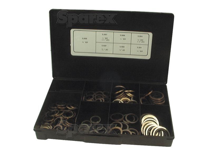 Self centering Bonded Seal 1/2 - 1'' mm (Handipak 120 pcs.)