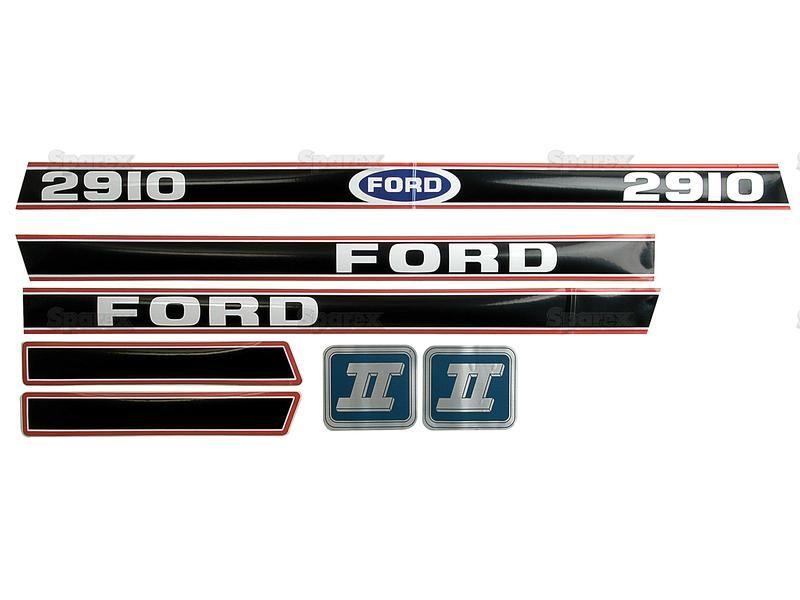 Decal Set - Ford / New Holland 2910 Force II for Ford New Holland 4610 (10 Series)