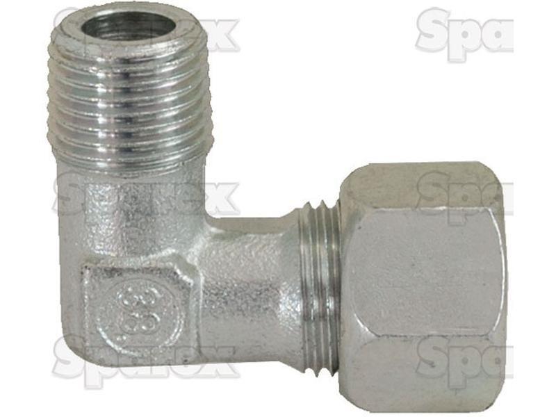 Hydraulic Metal Pipe Angled Stud Coupling G.E.V. 10L - M14 x 1.5 90 compact PARKER HANNIFIN (WE10LMCF)