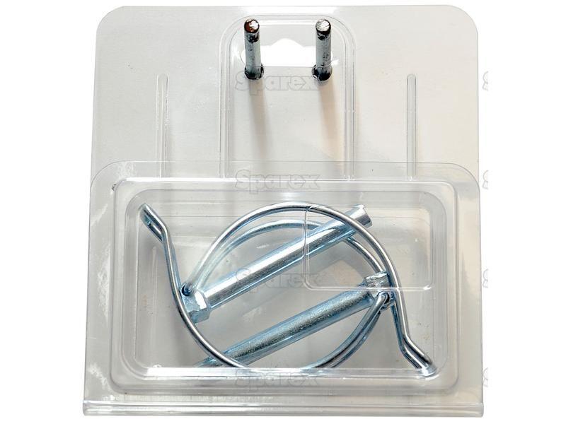 Pipe Linch Pin, Pin Ø8mm x 60mm (2 pcs. Agripak)