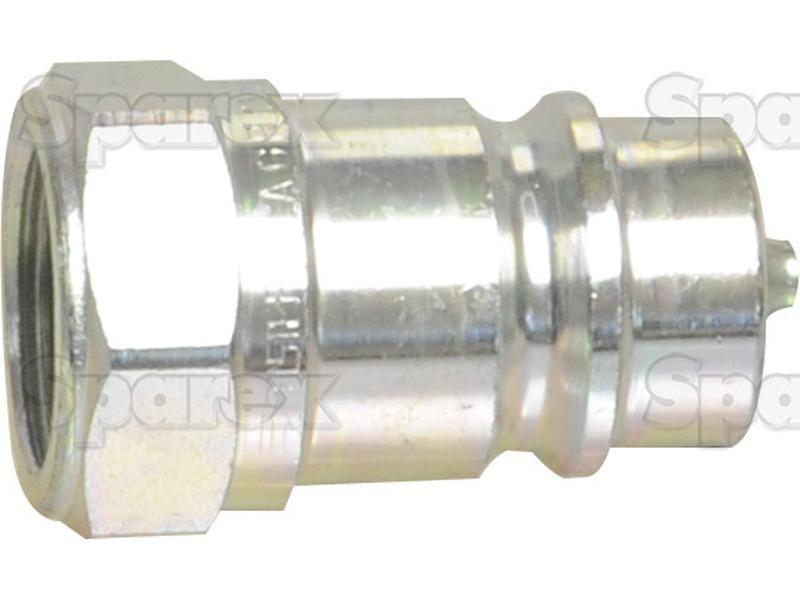 Faster Quick Release Hydraulic Coupling Male 1/2'' Body x 1/2'' BSP Female Thread Faster S.p.A (NV 12 GAS M, NV12GASM)