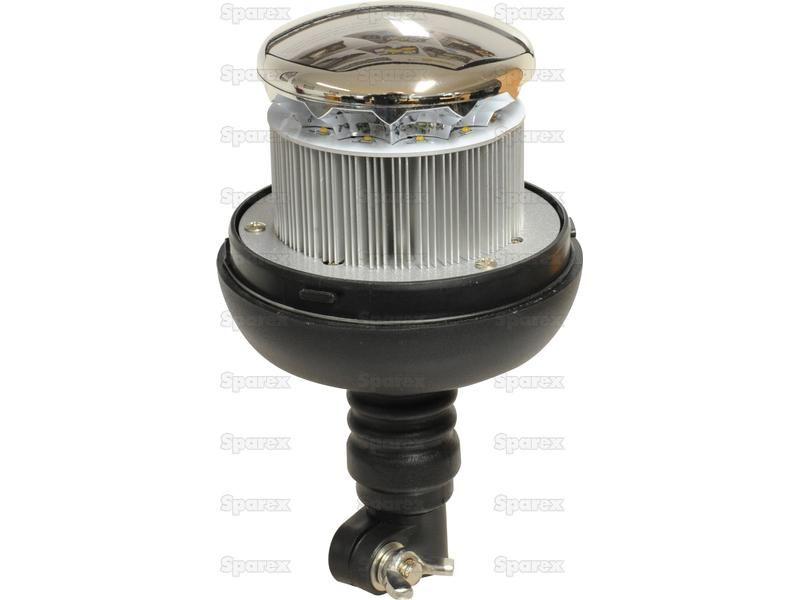 LED Rotating Beacon (Amber), Interference: Class 3, Flexible Pin, 12-24V for John Deere 6900 (6000 Series)