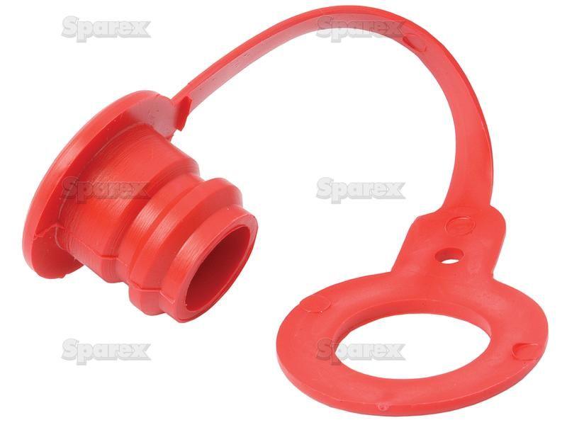 Dust Plug 1/2'' Red Fits Female PARKER HANNIFIN (5025-4P-RO)