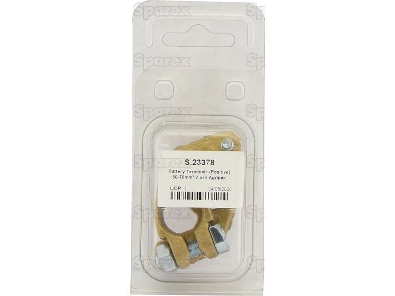 Battery Terminals (Positive) 50-70mm°² 2 pcs Agripak