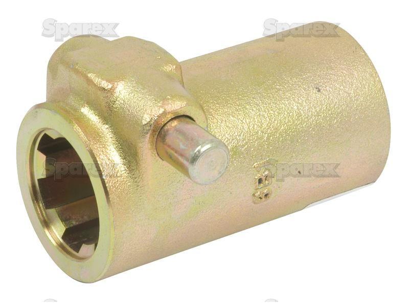 PTO QR Sleeve - Female spline 1 3/8'' - 6 with Quick Release Pin.