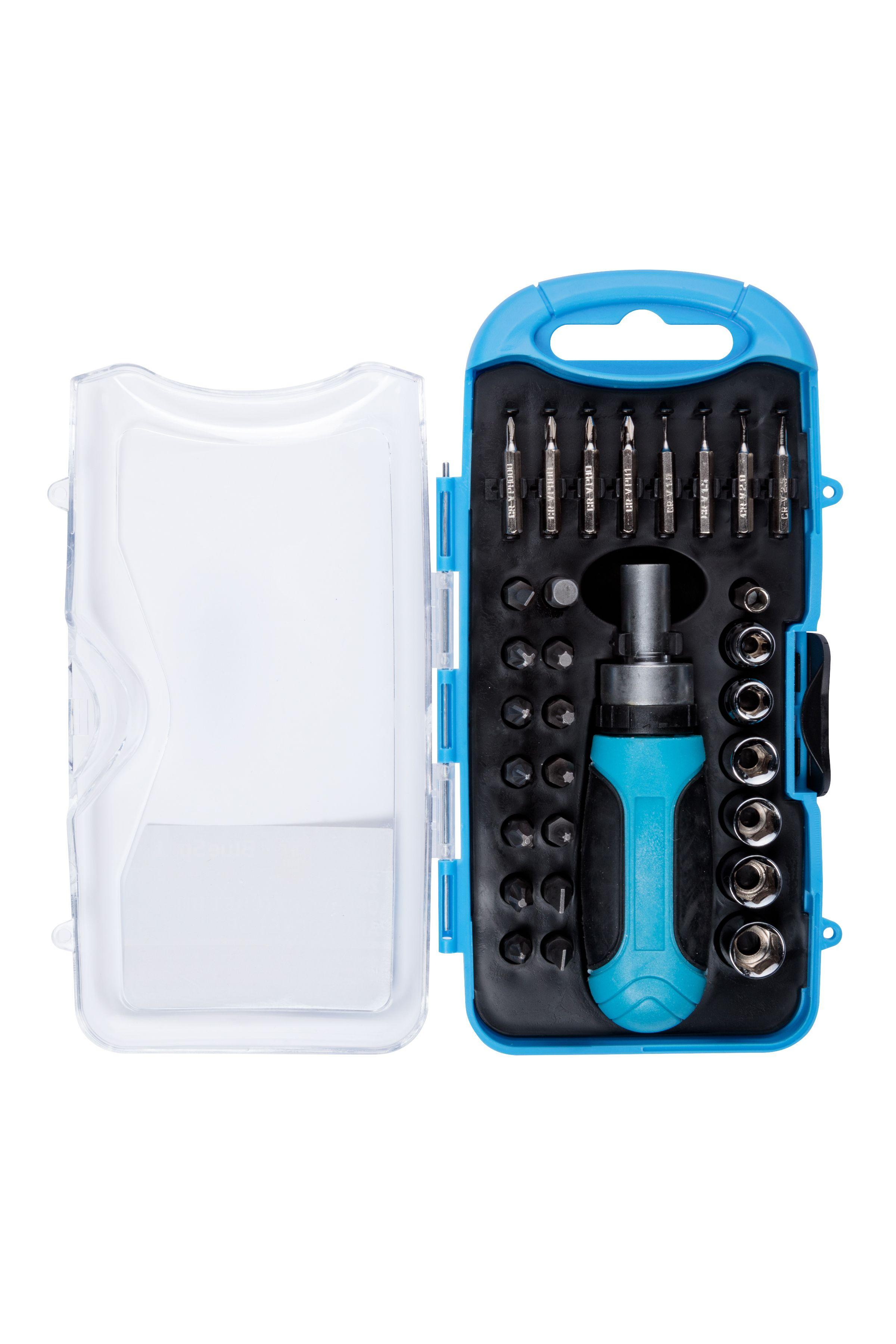 Blue Spot Tools 30 PCE Ratchet Screwdriver and Socket Set