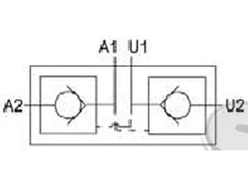 Hydraulic Double Acting Check Valve 3/8''BSP Bondioli & Pavesi (VRDE01A)