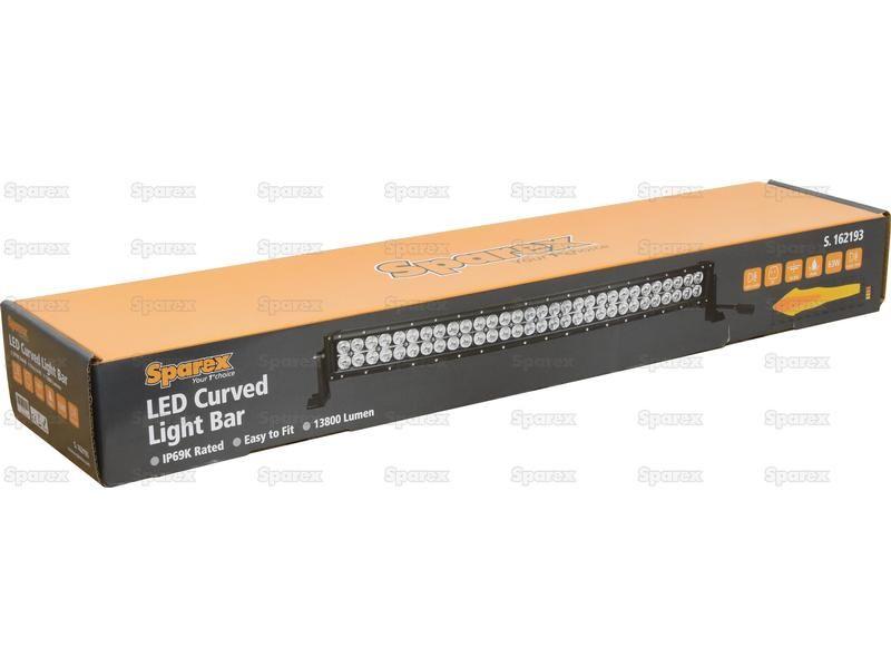 LED Curved Work Light Bar, 885mm, 13800 Lumens, 10-30V
