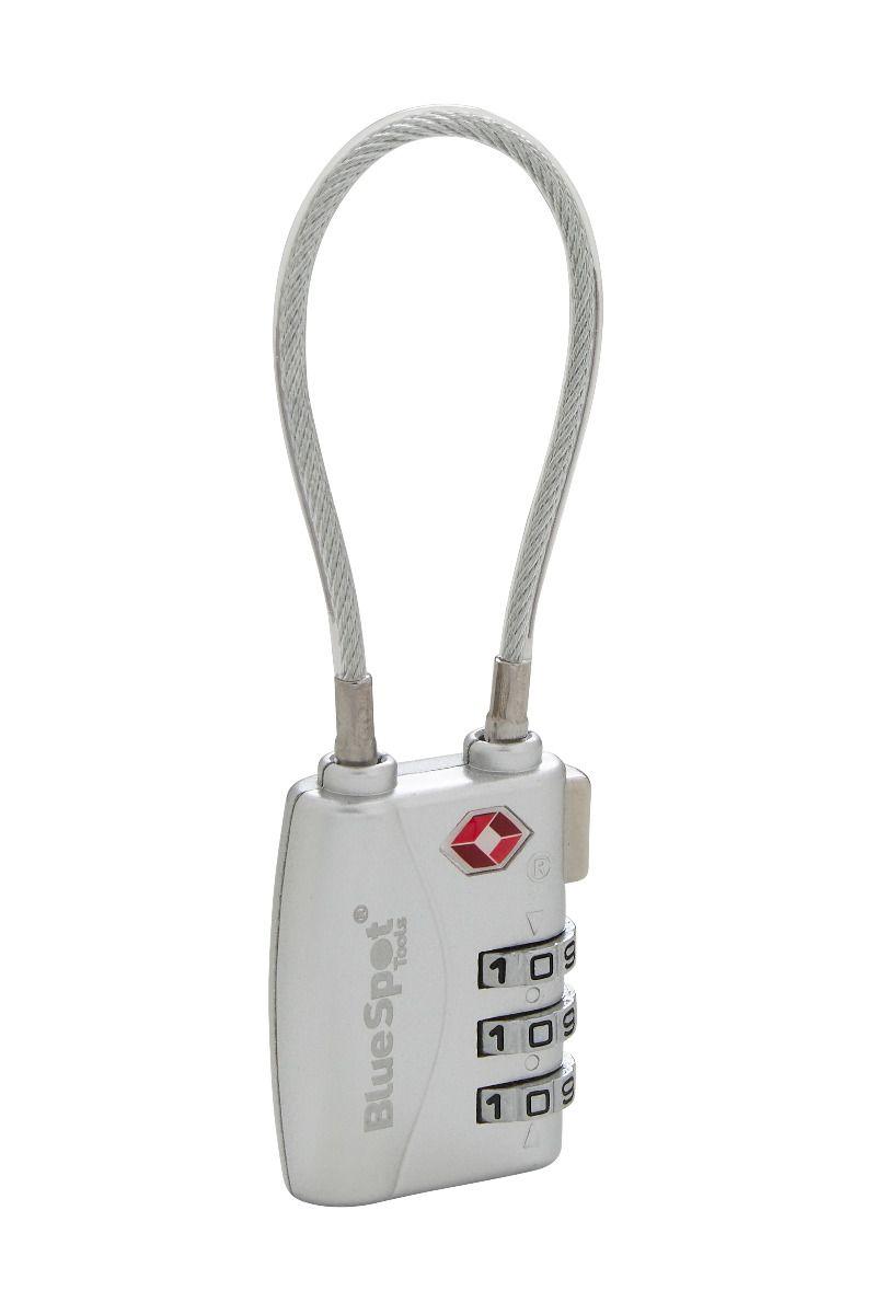 Blue Spot Tools TSA Combination Travel Lock